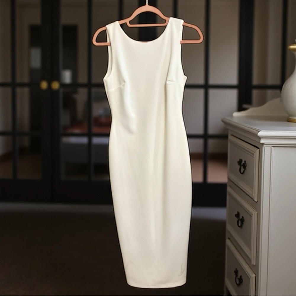 Lulus | White Sleeveless Dress for Women Size Small - Picture 4 of 12